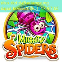 situs slot daftar langsung dapat bonus